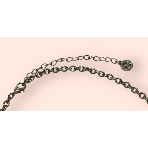 NAPIER Purple Pastel GRIPOIX Resin Silver Tone Collar Statement Y Drop NECKLACE - Picture 4 of 6